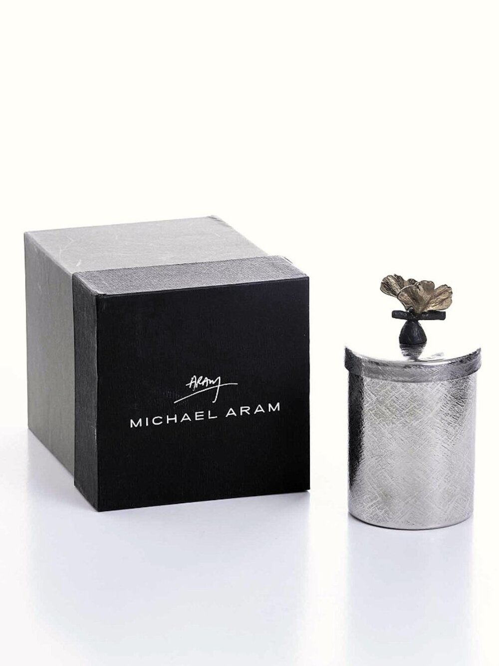 Michael Aram Butterfly Ginkgo Round Container w/Lid (Open Box)